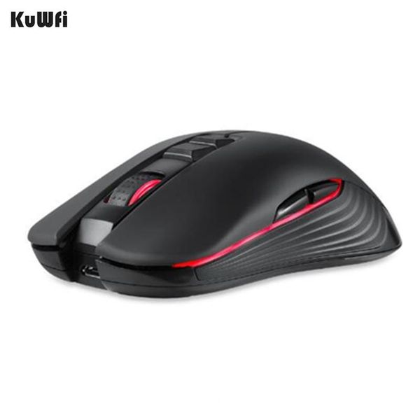

kuwfi wireless mouse rechargeable mice silent gaming mouses for video game laptop