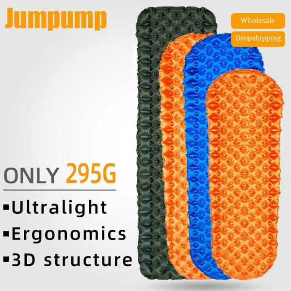 

camping air mamat ultralight inflatable mattress in tent hiking trekking portable travel folding bed sleeping pad outdoor pads