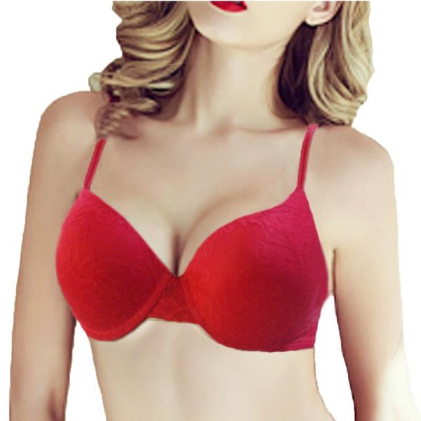 

bras lingerie women's underwear bra push up embroidery lace a b c d e cup 70 75 80 85 90 95 100 size brassiere bh bralette, Red;black