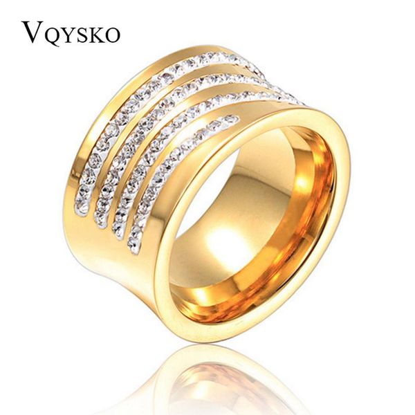 

wedding rings original austrian crystals pave for women vintage statement party accessories anel gifts, Slivery;golden