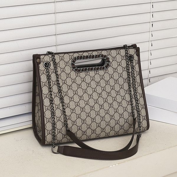 

factory direct sale 75% off commuter women's large capacity 2021 new simple letter printed chain one shoulder messenger bags