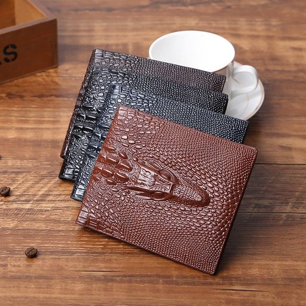 

wallets wallet men pu leather black coffee brown blue purse 2021 male business card holder carteira masculina, Red;black