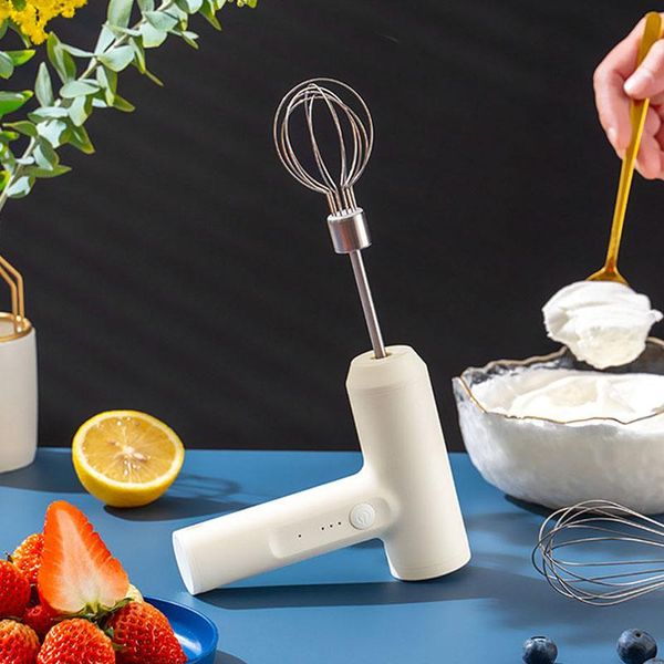 

blender electric mixer milk frother handheld usb charging stainless bubble maker whisk for coffee cappuccinofood supplement
