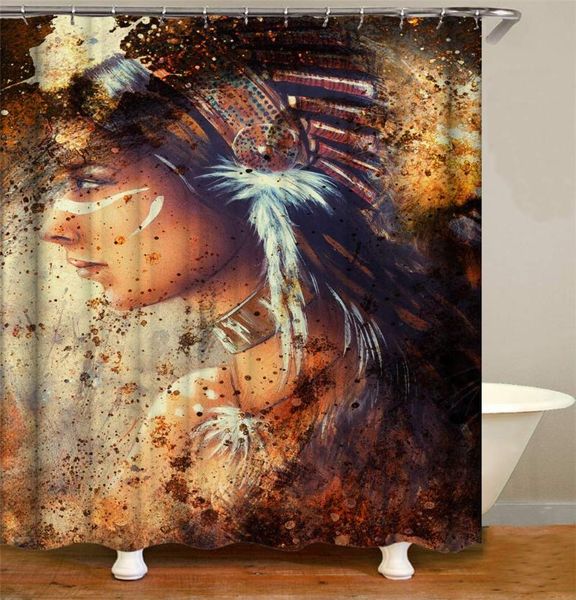 

shower curtains angel curtain 3d hd printing