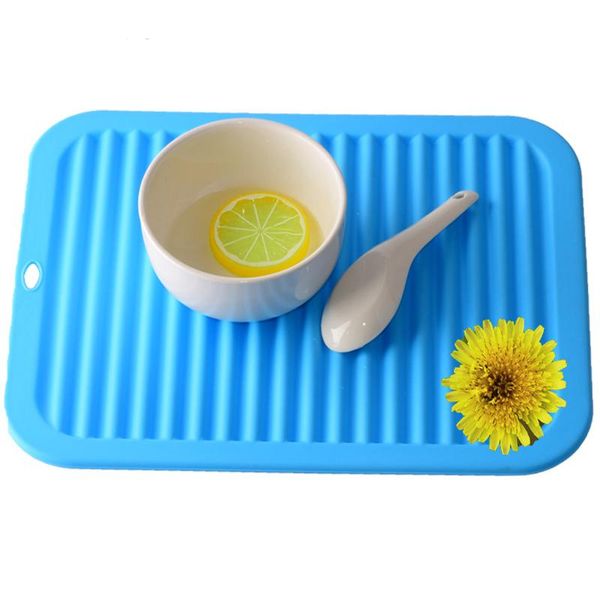 

mats & pads table tableware pad saucepan heat insulation silicone mat kitchen sink for drying dishes cup