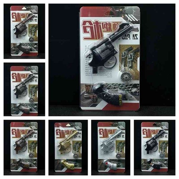 

23left wheel russian roulette smashing all metal can not fire 1:2.05 match paper gun