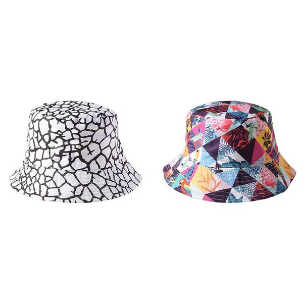 Boinas 2021 Europeias e American Retro Creative Simples Hats Homens Mulheres verão Sun Shade Fisherman Trend Wild Trend Bot Hat Dou