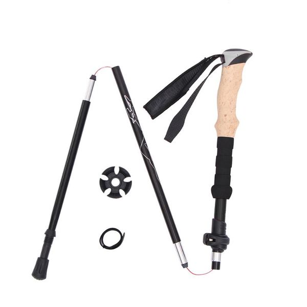 

trekking poles pole hiking telescope stick anti nordic walking folding shooting crutch senderismo crutches