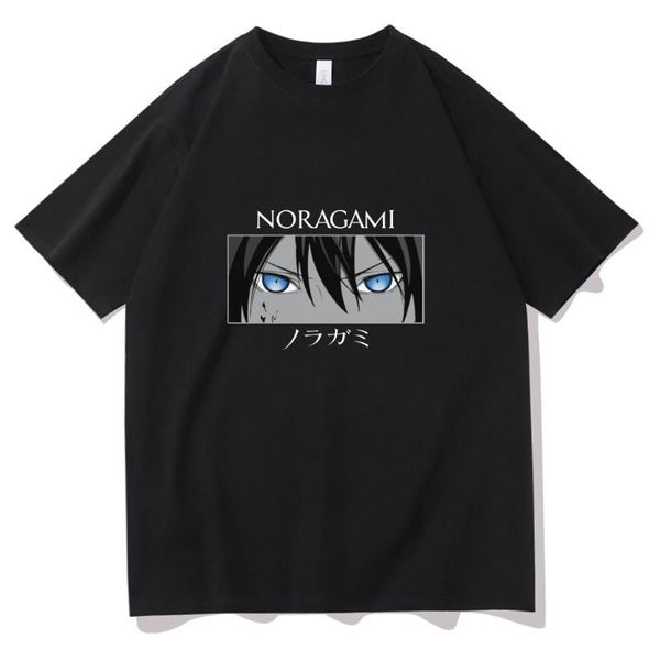 

men's t-shirts tshirt men women anime noragami yato eyes print t shirt oversized casual tee man woman fashion style t-shirt summer retr, White;black