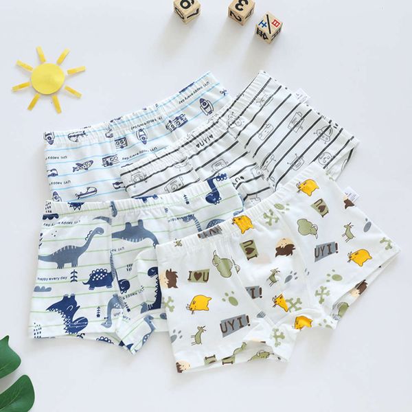 

children's underwear cartoon boxers middle school boys' cotton comfortable and breathable boxers, Camo