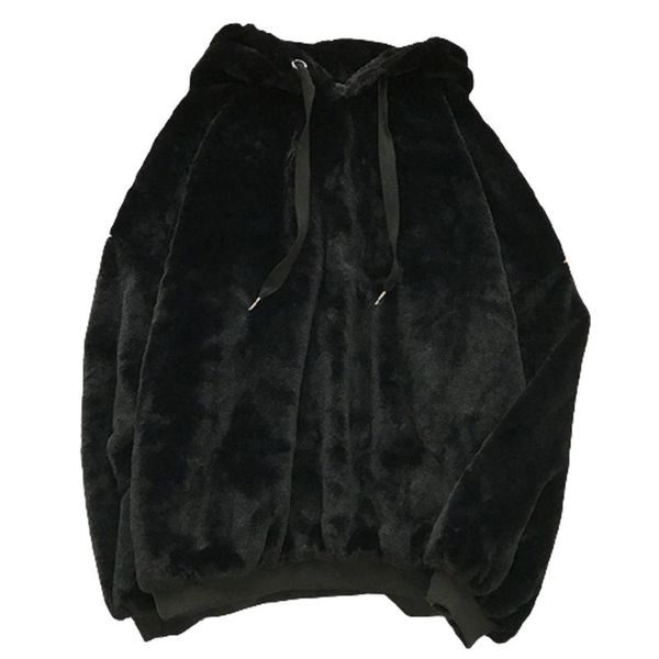 

women's hoodies & sweatshirts chamsgend fashion casual long sleeve hooded solid ladies sweatshirt loose sudaderas para mujer, Black