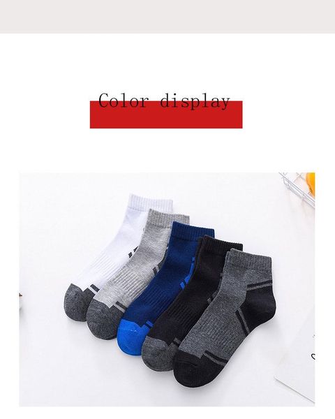 

men's socks 5 pairs of cotton men autumn and winter tube sports, Black