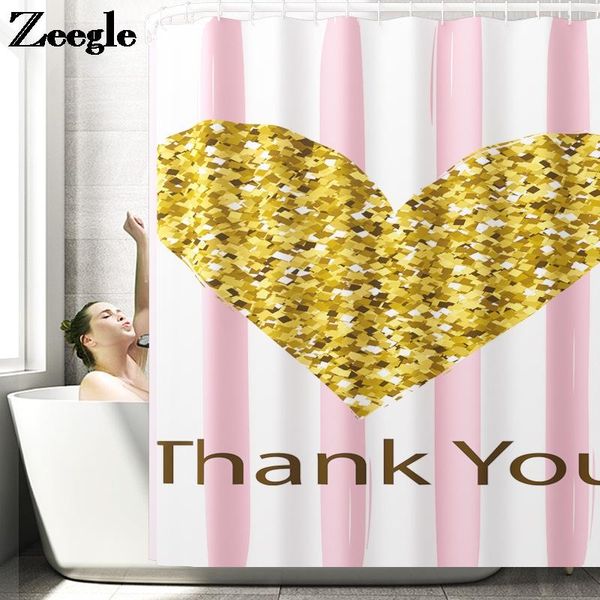 

bathroom carpet rug heart print bath mat and waterproof shower curtain set absorbent u-shaped toilet home decor mats