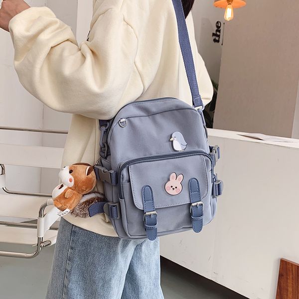 Moda Mini Sırt Çantası Kadın Kawaii Genç Kızlar Için Omuz Çantası Çok Fonksiyonlu Küçük Bagpack Bayanlar Travle Okul Sırt Çantaları K726