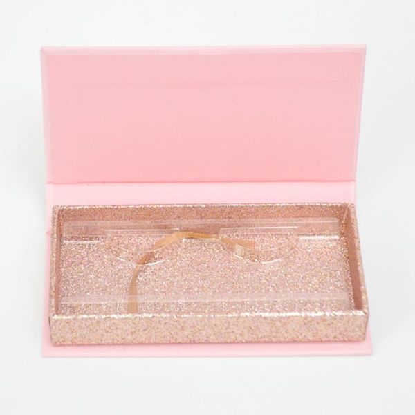 

false eyelashes 10/lot wholesale eyelash packaging box lash boxes package custom magnetic light pink mink lashes makeup storage case bulk ve