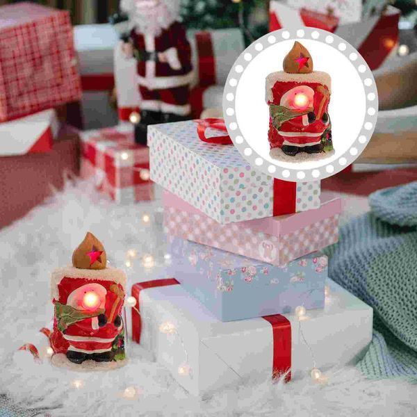 

candles 1pc christmas themed candle light lovely deskornament chic ceramic artware