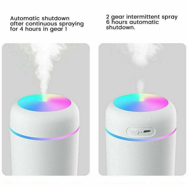 

fragrance lamps 300ml humidifier abs car dc5v / 1a diffuser electric light up
