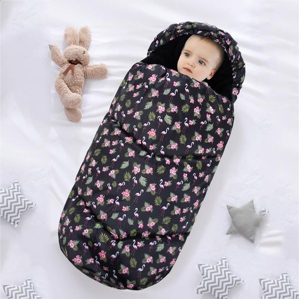 

blankets & swaddling multifunction baby sleeping bag for born stroller sleepsacks winter warm sleep envelope outdoor swaddle wrap blanket