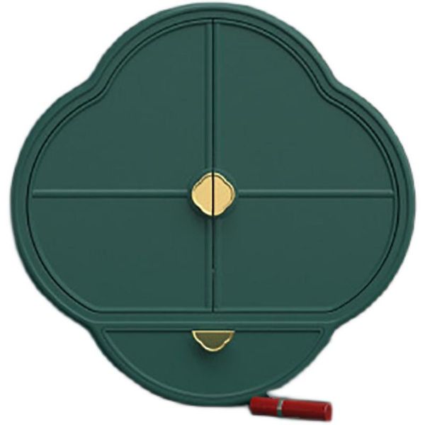 

wall-mounted makeup organizer, punch-bathroom cosmetic storage box, dustproof and waterproof jewelry rack boxes & bins