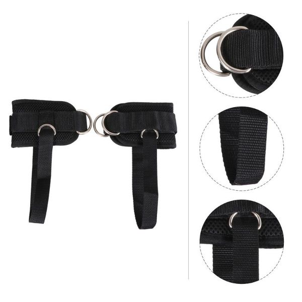 

pair ankle straps workout glute leg exercise padded braces accessories