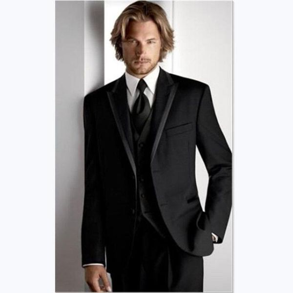

men's suits & blazers the custom suit groom groomsmen wedding/dinner man bridegroom (jacket+pants+vest) 3 pieces, White;black