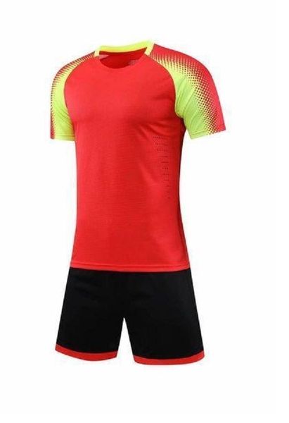 

blank soccer jersey uniform personalized team shirts with shorts-printed design name and number 58156789, Black;red