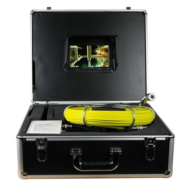 

20m cable 7'' tft lcd sewer pipeline endoscope inspection system ip cameras