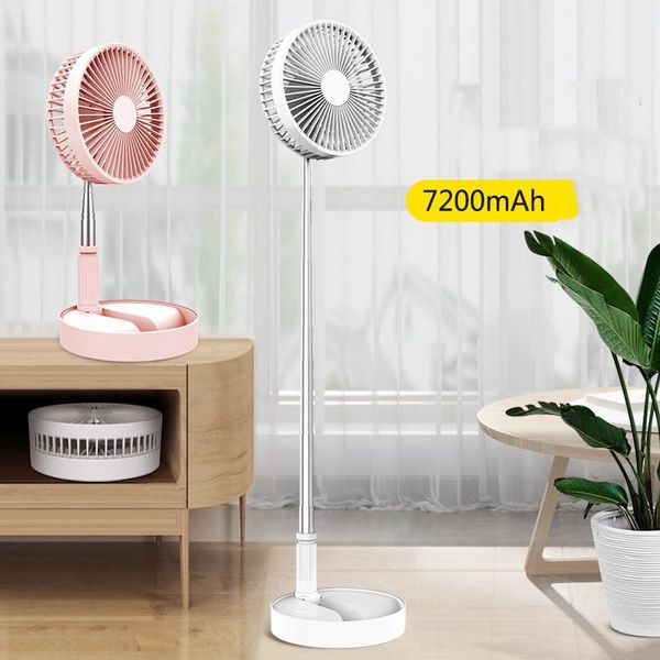 

electric fans ringke usb foldble floor fan portable travel outdoor retractable folding charging super quiet student dormitory air conditione