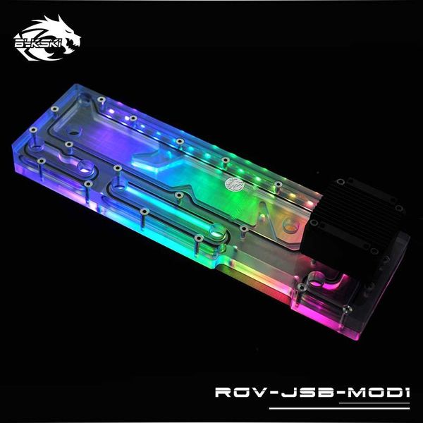 

fans & coolings bykski pc water cooling waterway plate channel integrated board for jonsbo mod1 case,rbw(5v) rgv-jsb-mod1