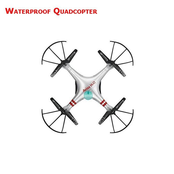 

aviax h2o waterproof drone headless mode 2.4ghz 6axis gyro quadcopter rc explorers led flashing lights support diy rtf drones
