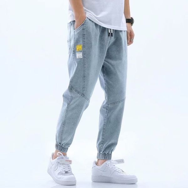 

men's loose jeans, simple dign, comfortable, suitable for all students, s-5xl, Blue