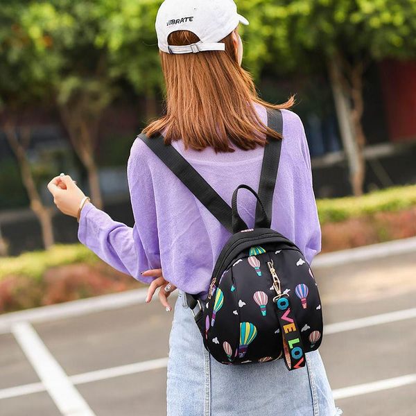 

school bags for women backpack shoulder bag 2021 oxford cloth women's mochila bolsa