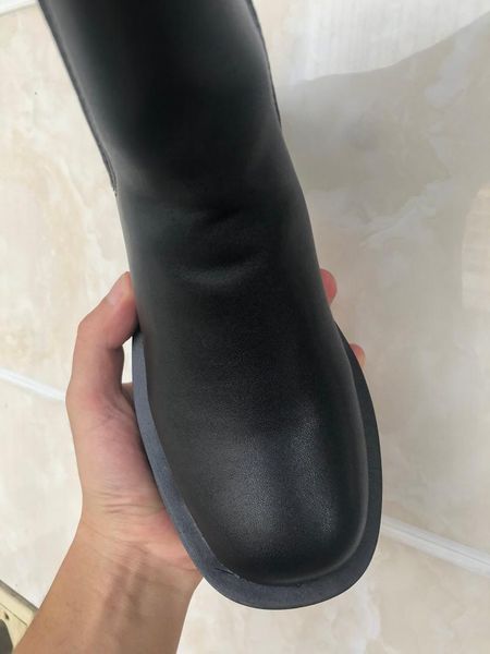 

boots women casual fashion winter warm heel comfortable heightening, Black