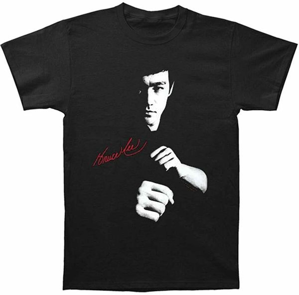 

bruce lee the dragon awaits t shirt size m-5xl, White;black