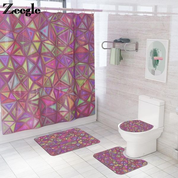 

bath mats modern style scenic mat and shower curtain set bathroom decor carpet absorbent toilet rugs flannel foot suit