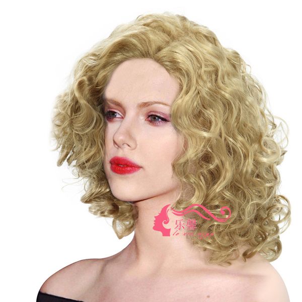 

black small women's curly rose net wig set, Black;brown