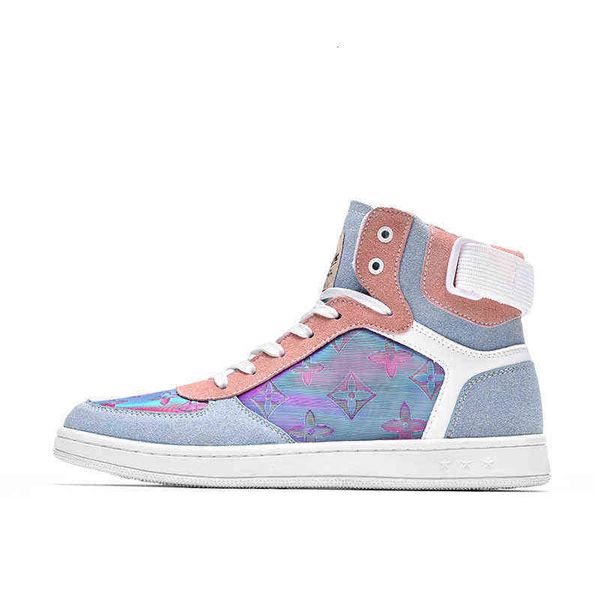 

aj 2021 autumn couple high sho youth leisure running net red tide board sports