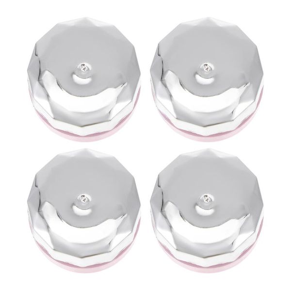 

nail gel 4pcs empty diy polish bottles eye cream containers compact jars, Red;pink