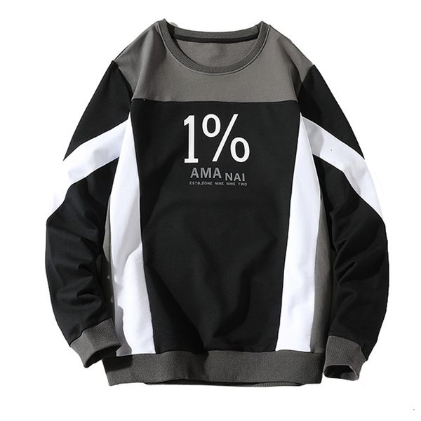 

men's hoodies & sweatshirts 2021 fashion printed o neck sweatshirt homme spring hoody casual streetwear outwear pullover 526s, Black