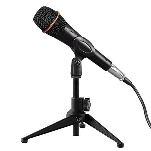 

1pcs portable metal microphone stand desktripod wired wireless microphones