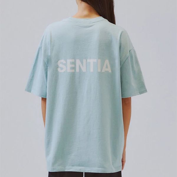 

2021 europe usa spring summer 6th season tee t shirt backside 3m reflective logo men women short sleeve cotton tshirt, White;black