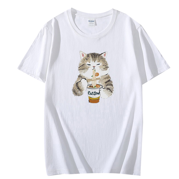 

men's t-shirts and women's t-shirt cotton summer aesthetics oversized short-sleeved fashion plus size 90s, White;black