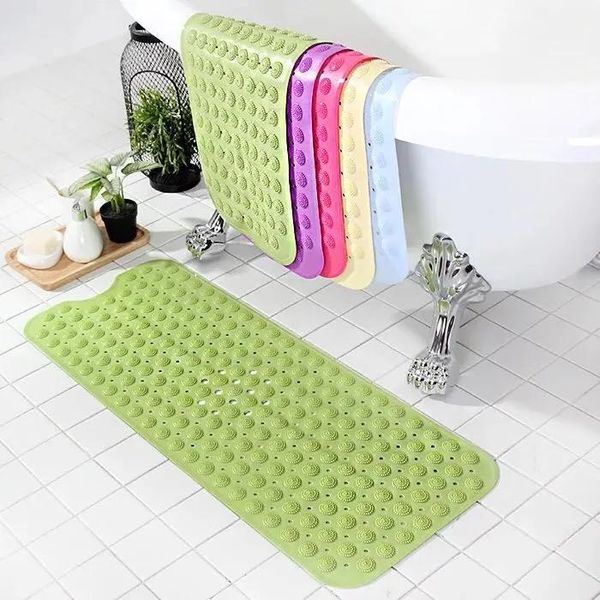

bath mats 40x100cm extra long mat massage pvc shower bathtub non slip suction cup bathroom floor for kids/elderly /disabled