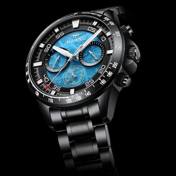 

black rvs men sports clock watertight automatic mechanical military s man high quality, Slivery;brown