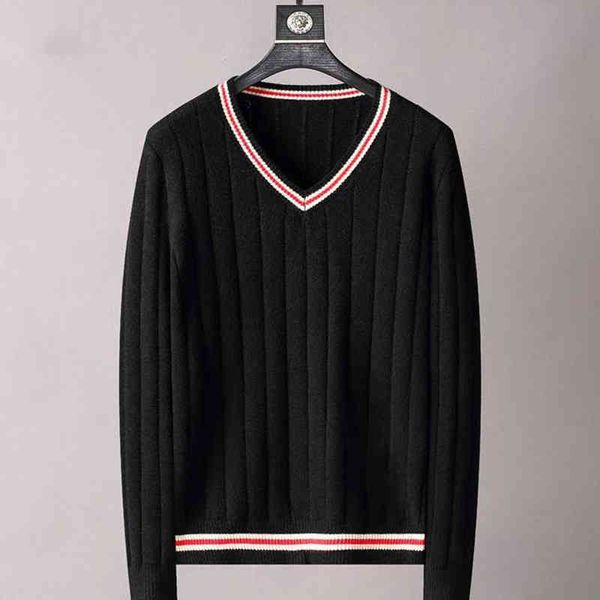 

women's knits & tees designer clothing sweater v-neck long sleeve warm coat two-color splicing letter pattern hooded sweater cold proof, White