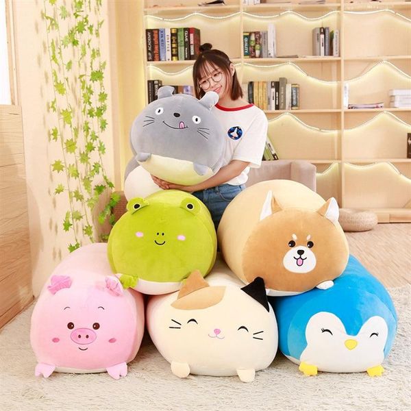 

soft animal cartoon pillow cushion cute fat dog cat totoro pig frog plush toy stuffed lovely kids birthday gift cushion/decorative