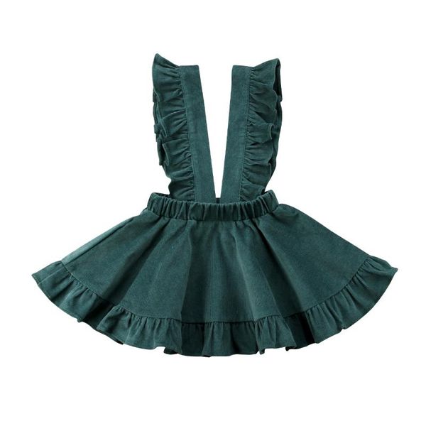 

skirts toddler baby kids girls infant strap suspender skirt overalls outfits summer girl clothes 2-6 years, Blue
