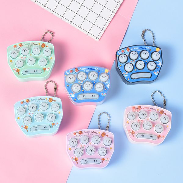 

dhl finger toys mini pocket hamster decompression toy function keychain key cute cartoon creative game gift pendant