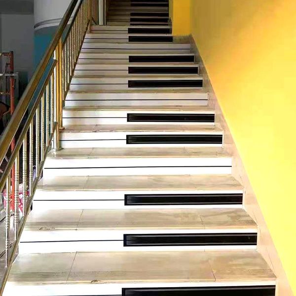 

wall stickers piano key 3d stcikers stair sticker decoration waterproof self adhesive custom size
