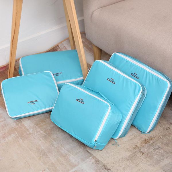 

duffel bags weekender women men 0rganizer travel korea pouch luggage waterproof bag 5 pcs/set
